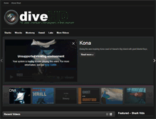 Tablet Screenshot of divehd.com